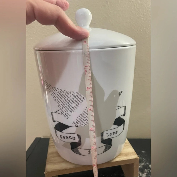 ST.NICHOLAS SQUARE DOVE PEACE/LOVE/JOY COOKIE JAR - Picture 8 of 9